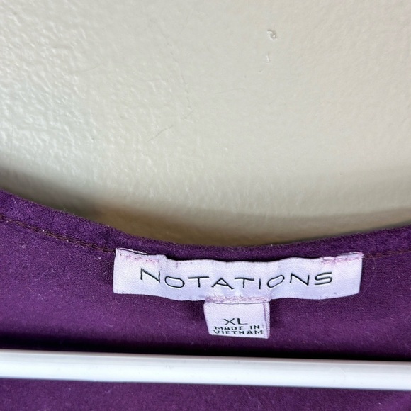 Notations xlarge purple 22 p2p 28” length soft great condition no flaws - Picture 2 of 6